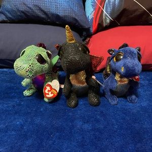 SOLD Dragon Beanie Baby Set SOLD